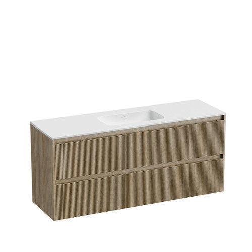 Mode Vanity 46 Console 1500 Single Bowl 4 Drawer Maxi Wall Baroque Cleo Matte Basin Tasman Panel