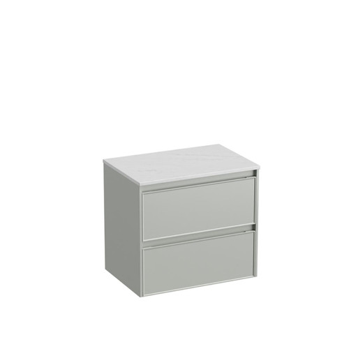 Mode Vanity 50 Benchtop 750 2 Drawer Maxi Wall Pistachio Carrara Benchtop Brussels Panel