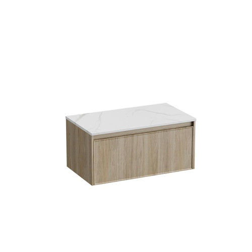 Mode Vanity 50 Benchtop 900 1 Drawer Wall Baroque Calacatta Benchtop Brussels Panel