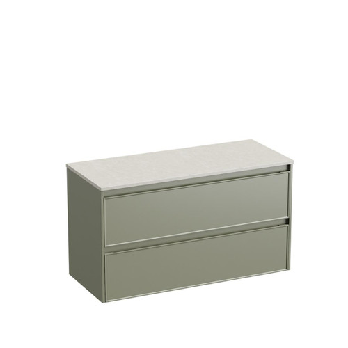 Mode Vanity 50 Benchtop 1200 Single Bowl 2 Drawer Maxi Wall Atmoss Alabaster Benchtop Brussels Panel
