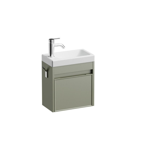 Mode Vanity 22 Console 400 1 Door Wall Left Hinged Door Atmoss Eli Matte Basin Brussels Panel
