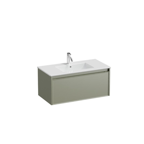 Mode Vanity 46 Console 900 1 Drawer Wall Atmoss Rubik Gloss Basin Brussels Panel