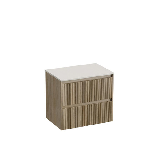 Mode Vanity 50 Benchtop 750 2 Drawer Maxi Wall Baroque Sugar Cream Benchtop Tasman Panel