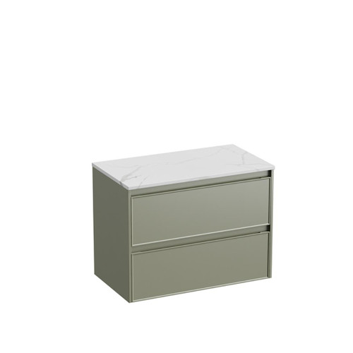 Mode Vanity 50 Benchtop 900 2 Drawer Maxi Wall Atmoss Calacatta Benchtop Brussels Panel