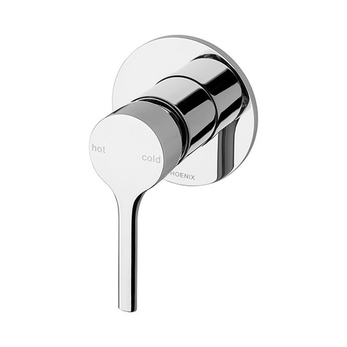 Vivid Slimline Oval Shower / Wall Mixer SwitchMix Fit-Off Kit Chrome Lead Free