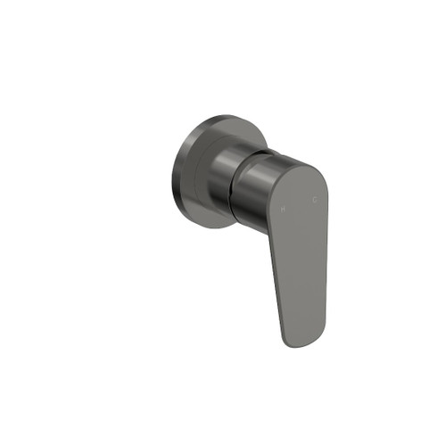 Civic Shower/Bath Mixer Complete Gunmetal