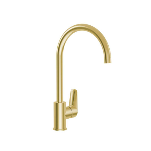 Civic Swivel Kitchen Mixer Brushed Gold