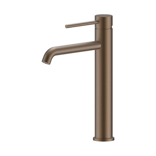 Pioneer Tall Basin Mixer 278mm Brushed Bronze