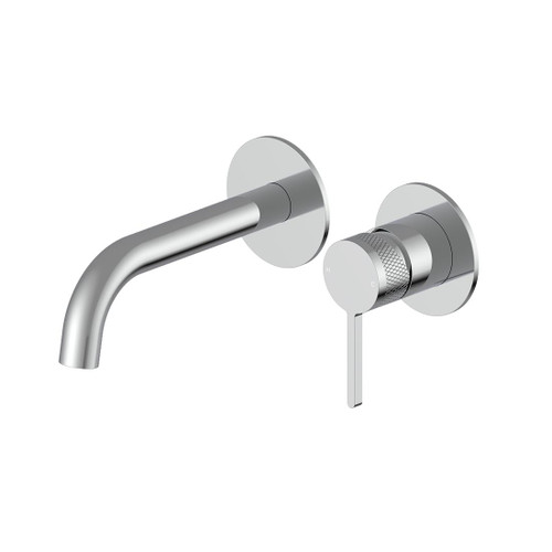 Pioneer-Forge Wall Mount Basin Mixer Complete Chrome