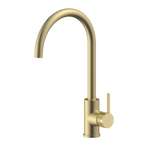 Pioneer-Forge Swivel Spout Kitchen Mixer Brushed Gold