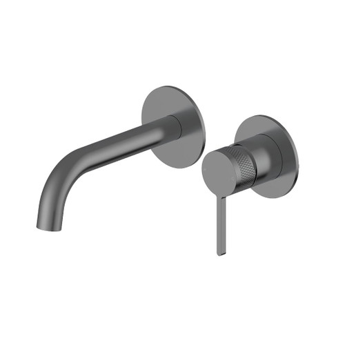 Pioneer-Forge Wall Mount Basin Mixer Complete Gunmetal