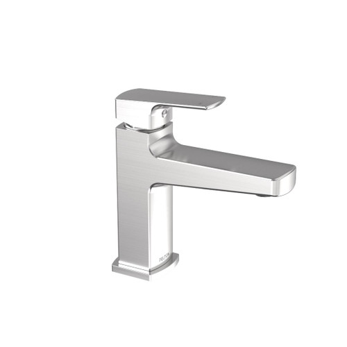 Que Mini Basin Mixer Brushed Stainless Finish 1 EA