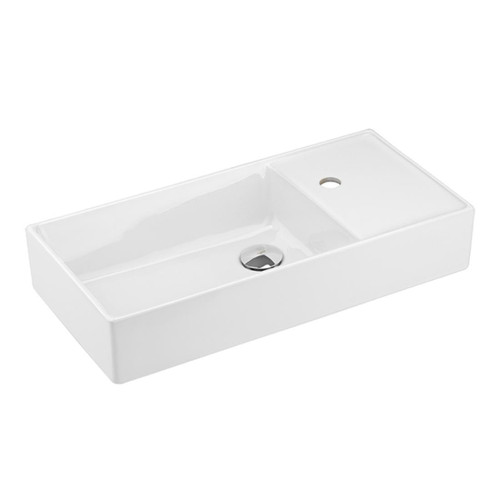 Float Wall Basin 625 x 300 x 160mm Gloss White