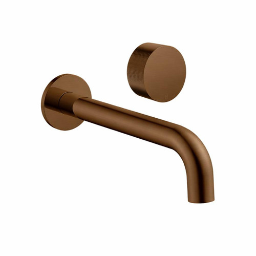 Lente Progessive Wall Mounted Basin/Bath Mixer Mocha