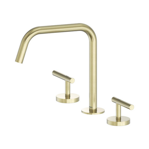 Mecca Bath/Kitchen Set Edge Spout II Brushed Gold