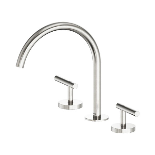 Mecca Bath/Kitchen Set Arc Spout Brushed Nickel