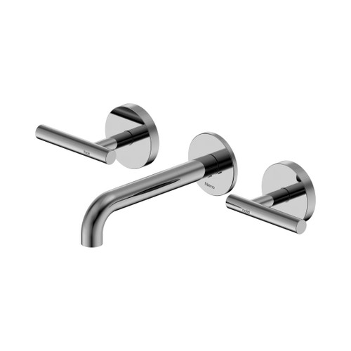 Mecca Wall Basin/Bath Set 160mm Spout Chrome
