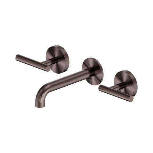 Mecca Wall Basin/Bath Set 160mm Spout Brushed Bronze