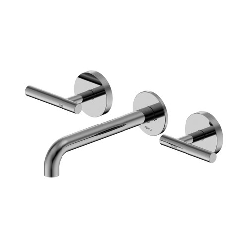 Mecca Wall Basin/Bath Set 185mm Spout Chrome