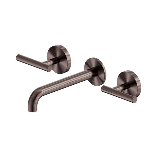 Mecca Wall Basin/Bath Set 185mm Spout Brushed Bronze