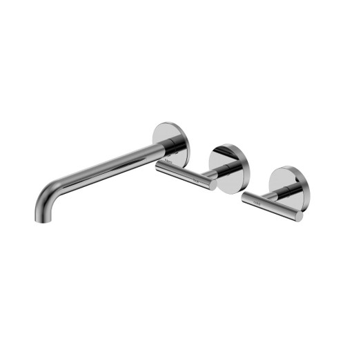 Mecca Wall Basin/Bath Set 220mm Offset Spout Chrome