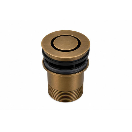 Basin Pop Down Brass Plug And Waste 40mm Brushed Bronze