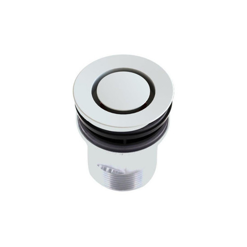 Basin Pop Down Brass Plug And Waste 40mm Matt White