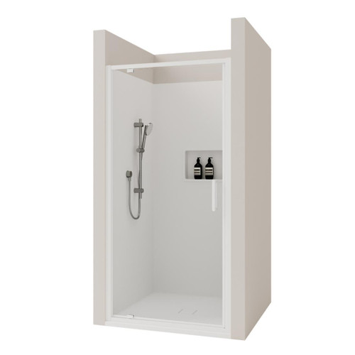Fortiva Stravo 3W Flat Wall Shower 1000 x 1000mm White