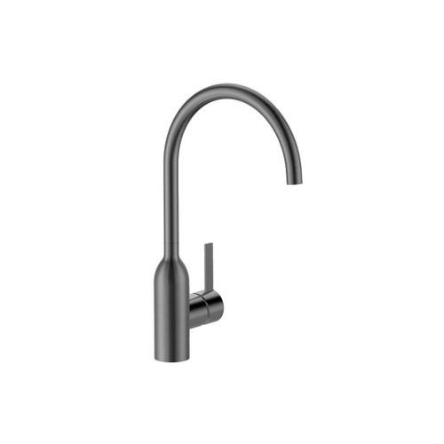 Due Kitchen Mixer Goose Neck Gun Metal