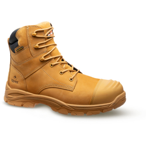 Goldie Zip Waterproof Safety Boot Composite Toe And Midsole EH Wheat UK6