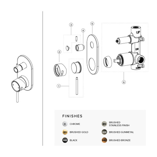 Tate Diverter Mixer Custom