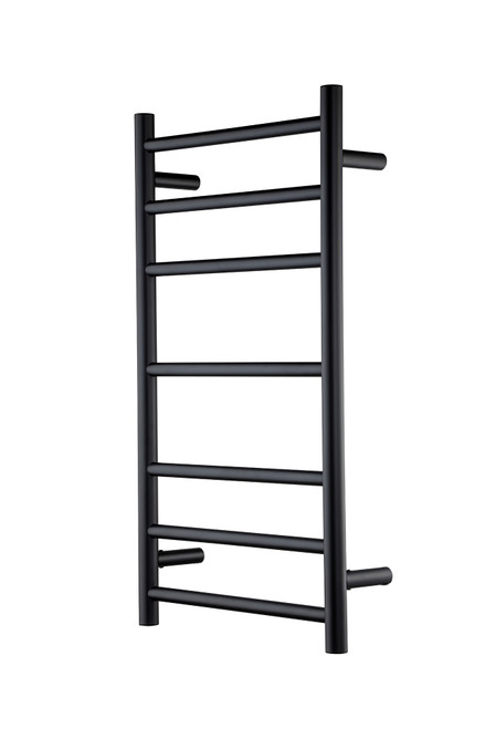 Raymor Round 805 Slim Heated Towel Warmer Black