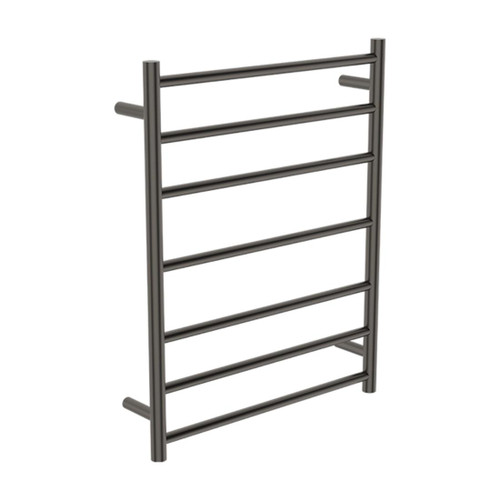 Caloria Heated Towel Rail 7 Bar 630 x 122 x 800mm Gun Metal