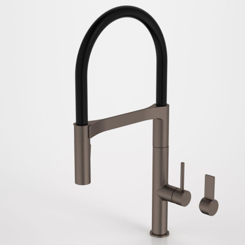 Liano II Pull Down Sink Mixer With Dual Spray Brushed Bronze