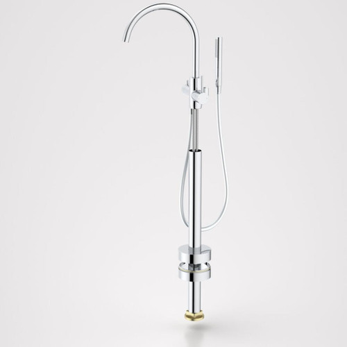 Liano II Freestanding Bath Filler With Hand Shower Chrome