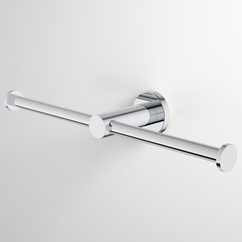 Liano II Double Toilet Roll Holder Chrome