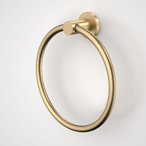 Liano II Towel Ring Brushed Brass