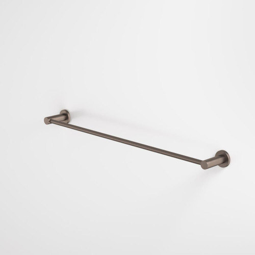 Liano II Single Towel Rail 640mm Brushed Bronze