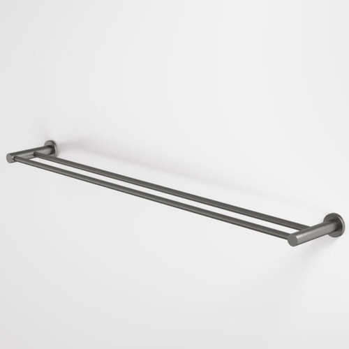 Liano II Double Towel Rail 840mm Gunmetal