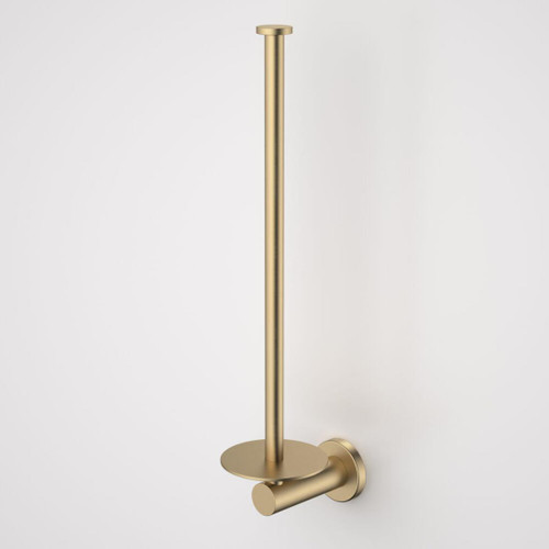 Liano II Spare Toilet Roll Holder Brushed Brass