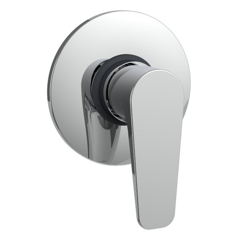 Orange Shower Mixer Chrome Finish
