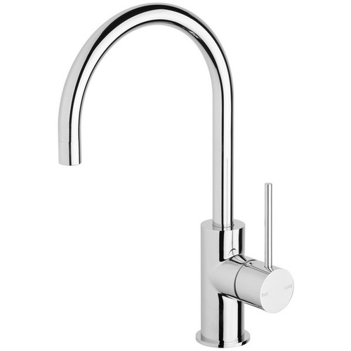 Vivid Slimline Sink Mixer 160mm Gooseneck Chrome Lead Free