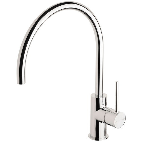 Vivid Slimline Sink Mixer 220mm Gooseneck Chrome Lead Free