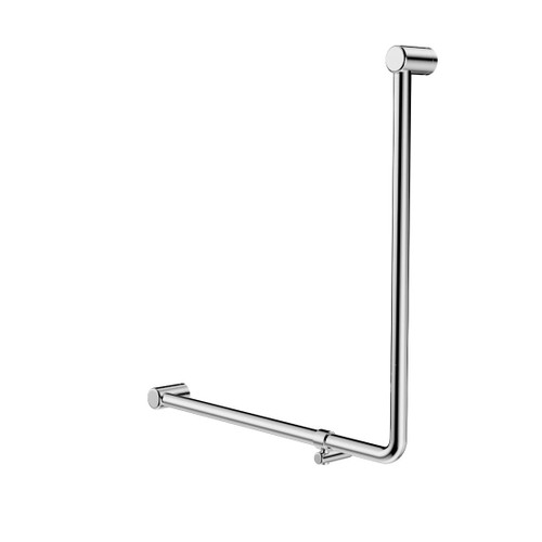 Mecca Care Toilet Grab Rail 32mm 90 Degree Nz4121 Accessible 750 x 750mm Brushed Gold