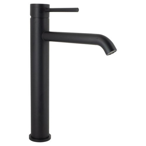 Circo Premium Mains Pressure Stainless Vessel Mixer Textured Handle Black