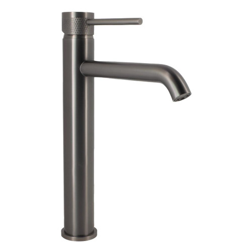 Circo Premium Mains Pressure Stainless Vessel Mixer Textured Handle Gun Metal