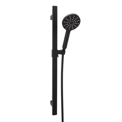 Mini Mia Multi Spray Handshower Set Round Head Black