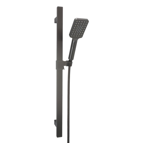 Mini Mia Multi Spray Handshower Set Square Head Gun Metal