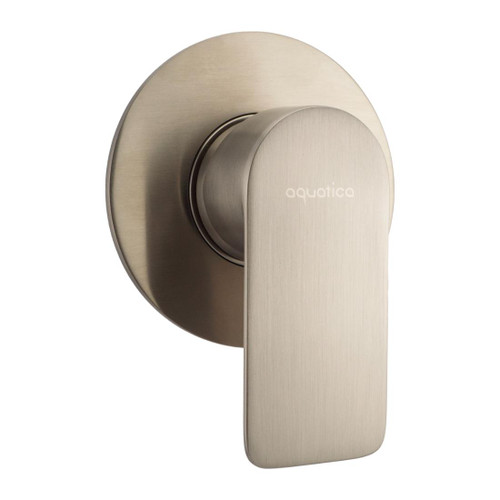 Mini Mia Shower Mixer 40mm Brushed Nickel DZR Brass