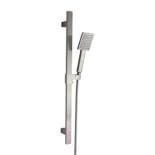 Mini Mia Single Spray Handshower Set Square Brushed Nickel
